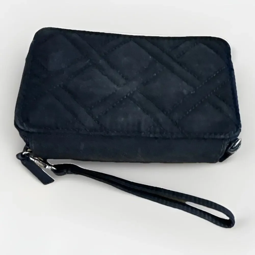 Vera Bradley Wristlet Wallet Classic Black 6x4x2